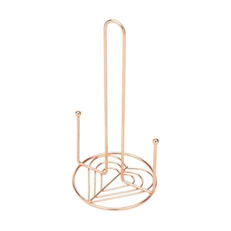 Porta Papel Toalha, Suporte 28cm De Ferro Cromado Rosé Lyor - L66911 Menor preço em Porta Papel Toalha, Suporte 28cm De Ferro Cromado Rosé Lyor - L66911