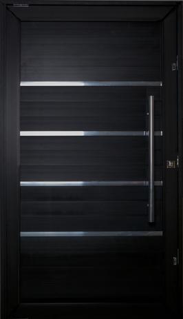Porta Pivotante de Alumínio Lambril 2,10 X 0,90 Com Frisos Puxador e Kit Fechadura Esquerda Cor Black - Linha Especial Menor preço em Porta Pivotante de Alumínio Lambril 2,10 X 0,90 Com Frisos Puxador e Kit Fechadura Esquerda Cor Black - Linha Especial