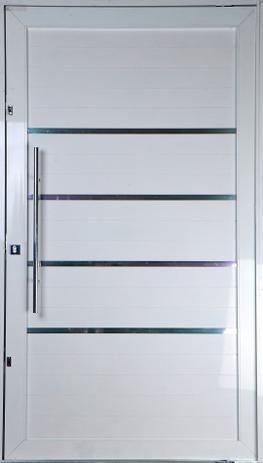 Porta Pivotante de Alumínio Lambril 2,10 X 1,10 Com Frisos Puxador e Kit Fechadura Direita Cor Branco - Linha especial Menor preço em Porta Pivotante de Alumínio Lambril 2,10 X 1,10 Com Frisos Puxador e Kit Fechadura Direita Cor Branco - Linha especial