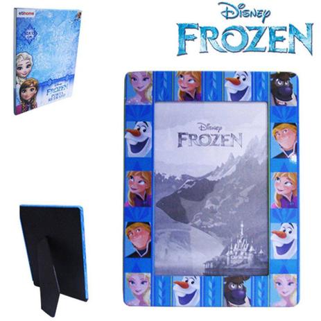 Porta retrato 10x15 com moldura de metal vertical - frozen disney - Etihome Menor preço em Porta retrato 10x15 com moldura de metal vertical - frozen disney - Etihome