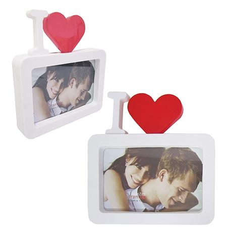Porta retrato 10x15 com moldura de plastico i love horizontal - Rio master Menor preço em Porta retrato 10x15 com moldura de plastico i love horizontal - Rio master
