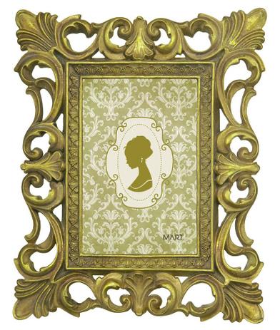 Porta Retrato 10X15Cm Antigo Poliresina Dourado - Mart Menor preço em Porta Retrato 10X15Cm Antigo Poliresina Dourado - Mart