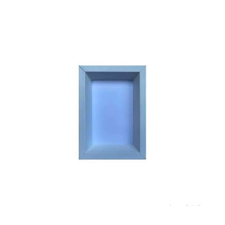 Porta retrato 10x15cm Bevel branco Infinity Menor preço em Porta retrato 10x15cm Bevel branco Infinity