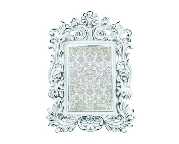 Porta Retrato 10X15Cm Decoração Branco Poliresina - Mart Menor preço em Porta Retrato 10X15Cm Decoração Branco Poliresina - Mart
