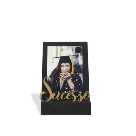 Porta Retrato 10X15cm Sucesso Dourado Geguton Menor preço em Porta Retrato 10X15cm Sucesso Dourado Geguton