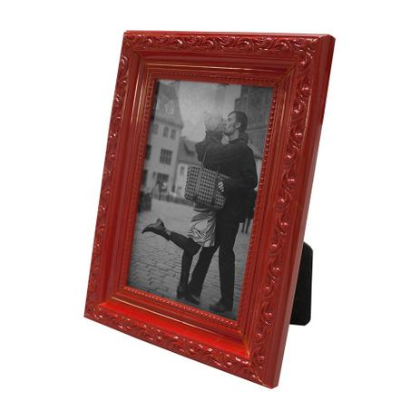 Porta Retrato 15X20cm Provençal Vermelho Para 1 Foto 10X15cm - Kapos Menor preço em Porta Retrato 15X20cm Provençal Vermelho Para 1 Foto 10X15cm - Kapos