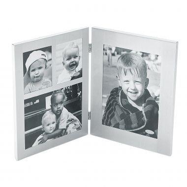 Porta retrato aluminium natural - 4 fotos - Btc decor Menor preço em Porta retrato aluminium natural - 4 fotos - Btc decor