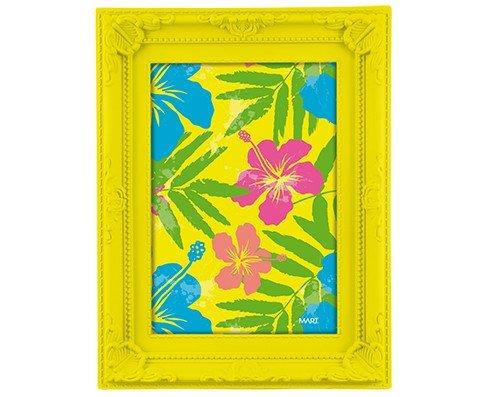 Porta-retrato amarelo neon - 20x25cm - Mart Menor preço em Porta-retrato amarelo neon - 20x25cm - Mart