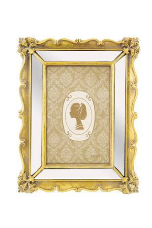 Porta Retrato Antique Dourado Em Poliresina 10X15 - Mart Menor preço em Porta Retrato Antique Dourado Em Poliresina 10X15 - Mart