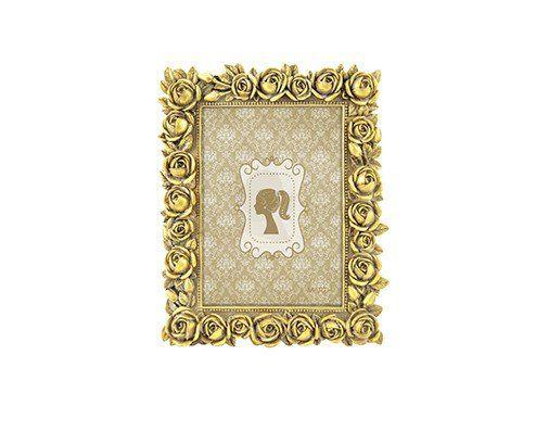 Porta-Retrato Antique Dourado em Poliresina - 13x18 - Mart Menor preço em Porta-Retrato Antique Dourado em Poliresina - 13x18 - Mart