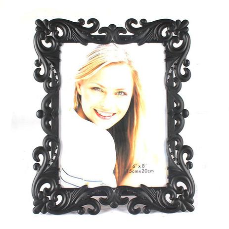 Porta Retrato Arabesco Fino 15x20cm Preto - Aluá festas Menor preço em Porta Retrato Arabesco Fino 15x20cm Preto - Aluá festas