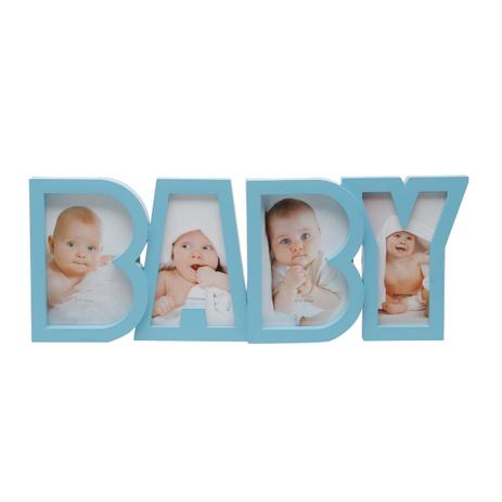 Porta retrato baby azul 10x15cm - Rojemac Menor preço em Porta retrato baby azul 10x15cm - Rojemac