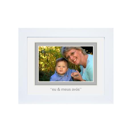 Porta-Retrato Baby Decor Avós Branco 10x15cm - Kapos Menor preço em Porta-Retrato Baby Decor Avós Branco 10x15cm - Kapos