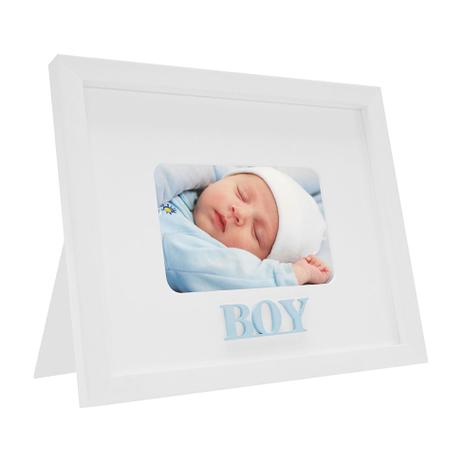 Porta Retrato Boy para 1 Foto 10x15 Branco Kapos Menor preço em Porta Retrato Boy para 1 Foto 10x15 Branco Kapos