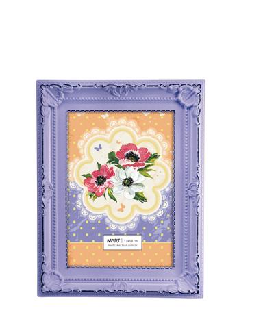 Porta Retrato Candy Antique Lilas 13x18 - Mart Menor preço em Porta Retrato Candy Antique Lilas 13x18 - Mart