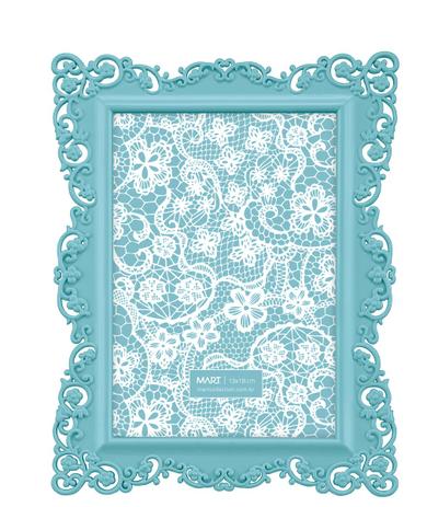 Porta Retrato Candy Azul 13x18 - Mart Menor preço em Porta Retrato Candy Azul 13x18 - Mart