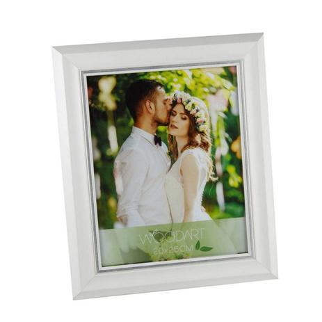 Porta Retrato Chanfrado 15cmx21cm Rojemac Branco Menor preço em Porta Retrato Chanfrado 15cmx21cm Rojemac Branco
