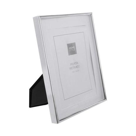 Porta-Retrato Classic Prateado 13x18cm - Home Style Menor preço em Porta-Retrato Classic Prateado 13x18cm - Home Style