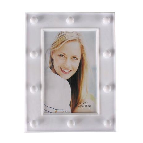 Porta Retrato com Led Branco - Aluá festas Menor preço em Porta Retrato com Led Branco - Aluá festas