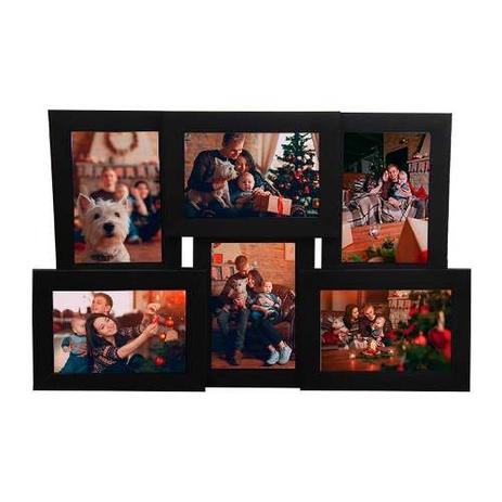 Porta Retrato Conjunto de Parede 10x15 - SC-06 Preto - Tudoprafoto Menor preço em Porta Retrato Conjunto de Parede 10x15 - SC-06 Preto - Tudoprafoto