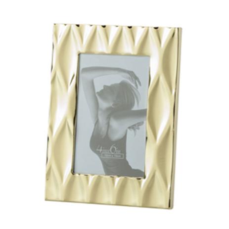 Porta Retrato de Aço Diamond Dourado 15X20Cm - Lyor Menor preço em Porta Retrato de Aço Diamond Dourado 15X20Cm - Lyor
