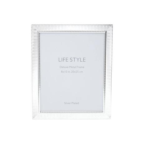 Porta Retrato de Aço Life 13cmx18cm Rojemac Prata Menor preço em Porta Retrato de Aço Life 13cmx18cm Rojemac Prata