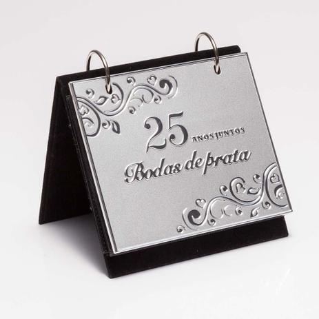 Porta Retrato De Aluminio C/ Album Bodas De Prata 10X15Cm - F9-27036 - Prestige Menor preço em Porta Retrato De Aluminio C/ Album Bodas De Prata 10X15Cm - F9-27036 - Prestige