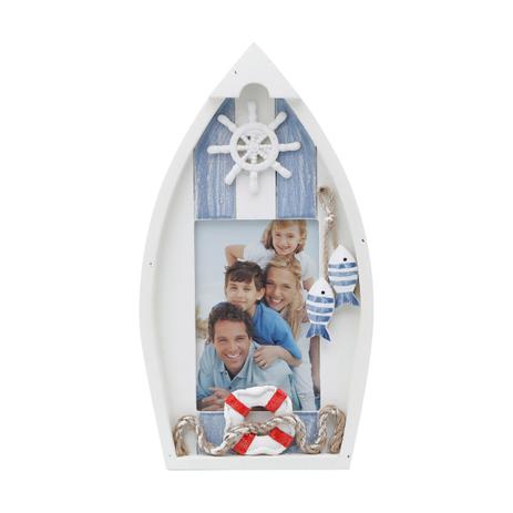 Porta Retrato De Madeira 10X15cm Barco Prestige Menor preço em Porta Retrato De Madeira 10X15cm Barco Prestige