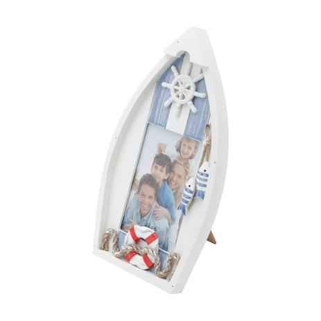 Porta-Retrato De Madeira Barco 10X15Cm - Prestige Menor preço em Porta-Retrato De Madeira Barco 10X15Cm - Prestige