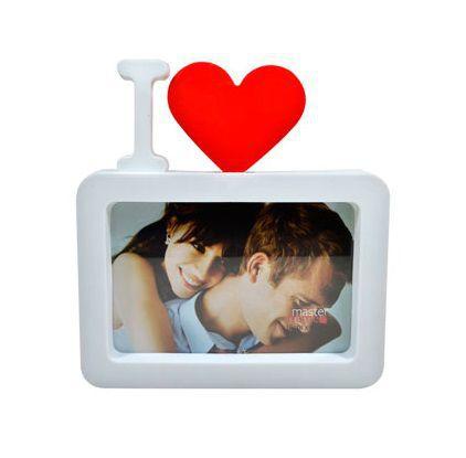 Porta Retrato De Plastico I Love 10x15cm - Goldenhome Menor preço em Porta Retrato De Plastico I Love 10x15cm - Goldenhome