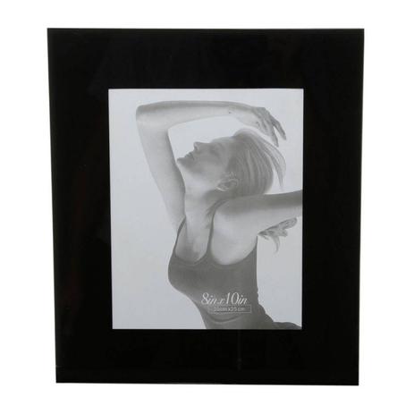 Porta Retrato de Vidro 20cmx25cm Rojemac Preto Menor preço em Porta Retrato de Vidro 20cmx25cm Rojemac Preto