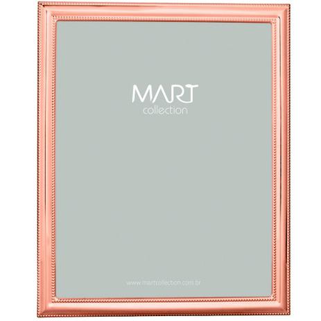 Porta Retrato Decoração 15X20Cm Rose Gold Metal - Mart Menor preço em Porta Retrato Decoração 15X20Cm Rose Gold Metal - Mart