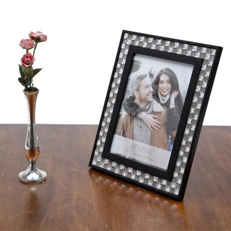Porta Retrato Diamond Preto 13X18 - F9-12623 - Woodart Menor preço em Porta Retrato Diamond Preto 13X18 - F9-12623 - Woodart