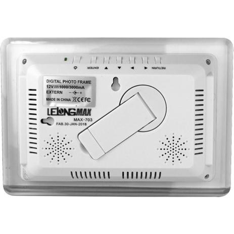 Porta Retrato Digital Tela 7 Controle Remoto Usb Sd Pendrive - Lelong Menor preço em Porta Retrato Digital Tela 7 Controle Remoto Usb Sd Pendrive - Lelong