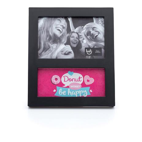 Porta Retrato Donut Worry Be Happy - Ludi Menor preço em Porta Retrato Donut Worry Be Happy - Ludi