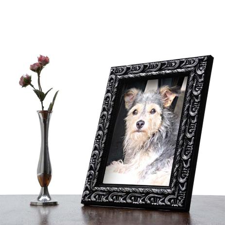 Porta Retrato Elegance Preto E Prata 20X25 - F9-11879 - Woodart Menor preço em Porta Retrato Elegance Preto E Prata 20X25 - F9-11879 - Woodart