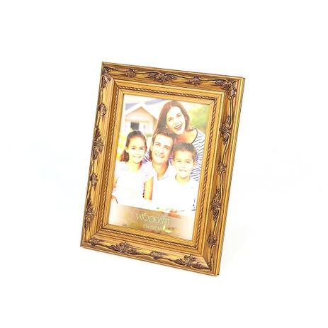Porta Retrato Flores Bronze 20X25 - F9-11793 - Woodart Menor preço em Porta Retrato Flores Bronze 20X25 - F9-11793 - Woodart