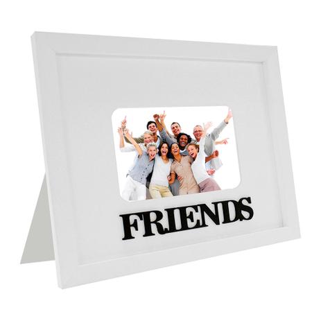 Porta Retrato Friends para 1 Foto 10x15 Branco Kapos Menor preço em Porta Retrato Friends para 1 Foto 10x15 Branco Kapos
