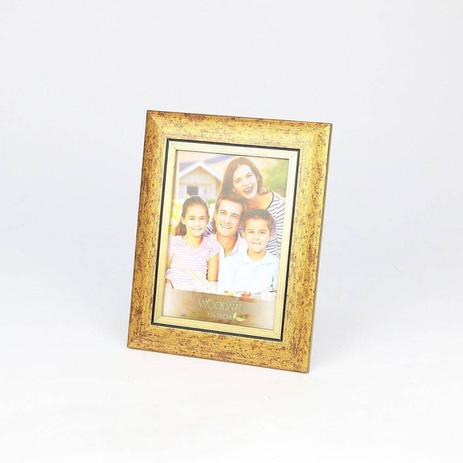 Porta Retrato Friso Dourado 20cmx25cm Rojemac Menor preço em Porta Retrato Friso Dourado 20cmx25cm Rojemac