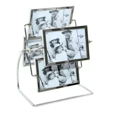 Porta Retrato Giratório Alumínio Para 8 Fotos - Capricho Menor preço em Porta Retrato Giratório Alumínio Para 8 Fotos - Capricho