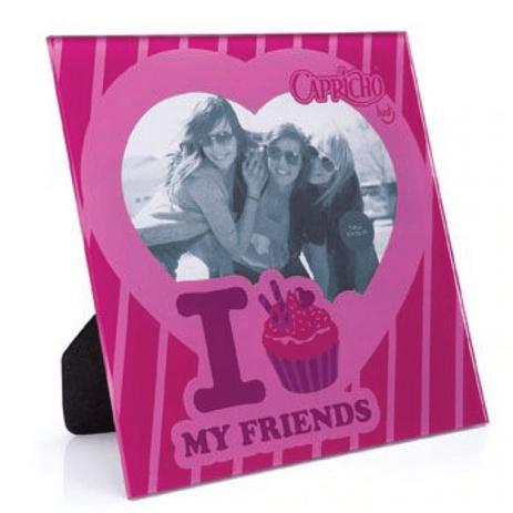 Porta retrato Glossy I love my friends - Ludi Menor preço em Porta retrato Glossy I love my friends - Ludi