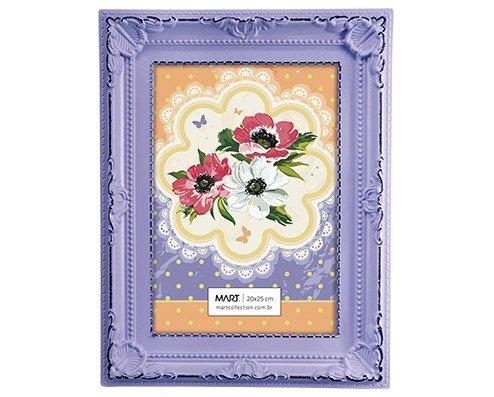 Porta retrato lilas candy - 20x25cm - Mart Menor preço em Porta retrato lilas candy - 20x25cm - Mart