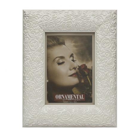 Porta Retrato Linha Rose Retangular 13x18 cm Santa Luzia Branco Menor preço em Porta Retrato Linha Rose Retangular 13x18 cm Santa Luzia Branco