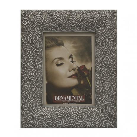 Porta Retrato Linha Rose Retangular 13x18 cm Santa Luzia Prata Menor preço em Porta Retrato Linha Rose Retangular 13x18 cm Santa Luzia Prata