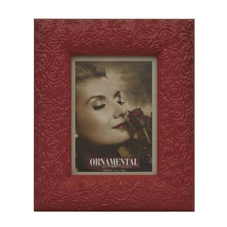 Porta Retrato Linha Rose Retangular 13x18 cm Santa Luzia Vermelho Menor preço em Porta Retrato Linha Rose Retangular 13x18 cm Santa Luzia Vermelho