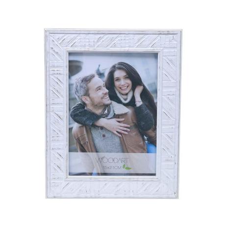 Porta Retrato Listrado Branco 20X25 - F9-11856 - Woodart Menor preço em Porta Retrato Listrado Branco 20X25 - F9-11856 - Woodart