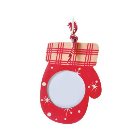 Porta Retrato Luva Decoração Natal 9,5Cm Vermelho - Cromus Menor preço em Porta Retrato Luva Decoração Natal 9,5Cm Vermelho - Cromus