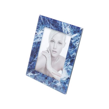 Porta retrato Mármore azul 13x18cm - Lyor Menor preço em Porta retrato Mármore azul 13x18cm - Lyor