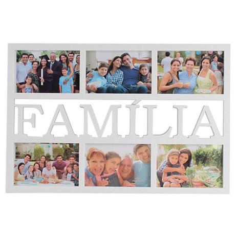 Porta Retrato Mural De Plastico Familia Para 6 Fotos 10x15 Yangzi Porta Retrato Magazine Luiza