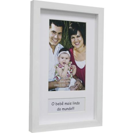 Porta-Retrato Painel Baby Love 10x15 cm Branco - Kapos Menor preço em Porta-Retrato Painel Baby Love 10x15 cm Branco - Kapos
